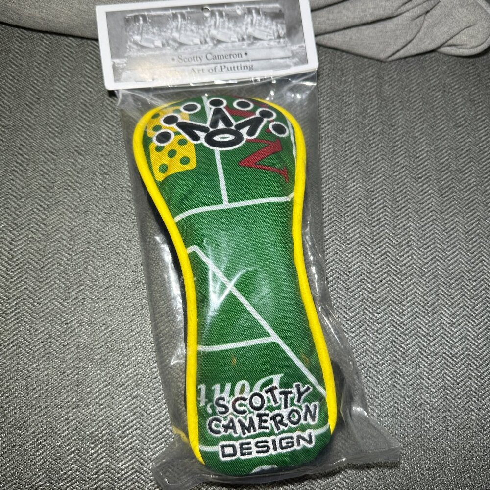BRAND NEW IN BAG 2017 Scotty Cameron Gambler Green Hybrid Headcover